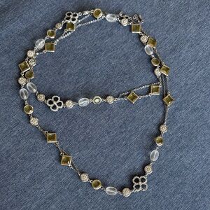 Lia Sophia Elegant Silver and Gold Necklace